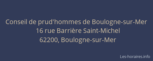 Conseil de prud'hommes de Boulogne-sur-Mer