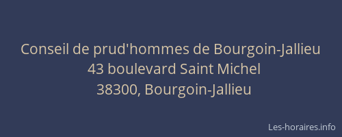 Conseil de prud'hommes de Bourgoin-Jallieu