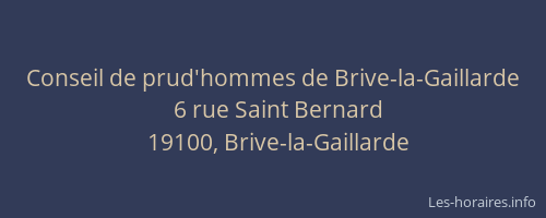 Conseil de prud'hommes de Brive-la-Gaillarde