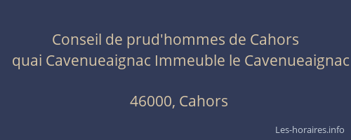 Conseil de prud'hommes de Cahors