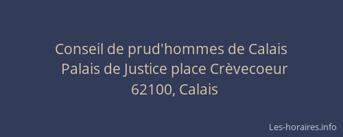 Conseil de prud'hommes de Calais