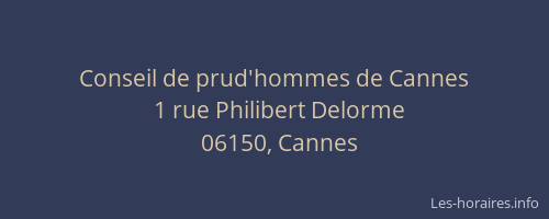 Conseil de prud'hommes de Cannes