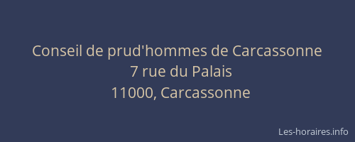 Conseil de prud'hommes de Carcassonne