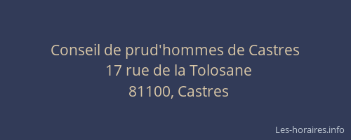 Conseil de prud'hommes de Castres
