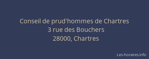 Conseil de prud'hommes de Chartres