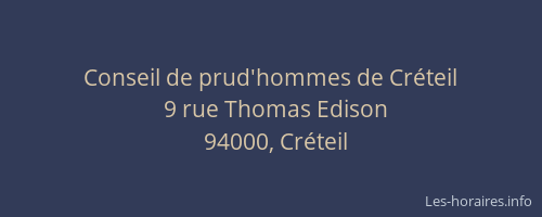 Conseil de prud'hommes de Cr&eacute;teil