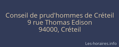 Conseil de prud'hommes de Créteil