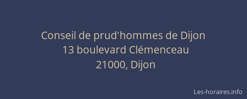 Conseil de prud'hommes de Dijon