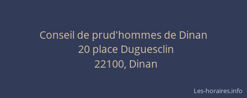 Conseil de prud'hommes de Dinan