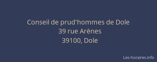 Conseil de prud'hommes de Dole