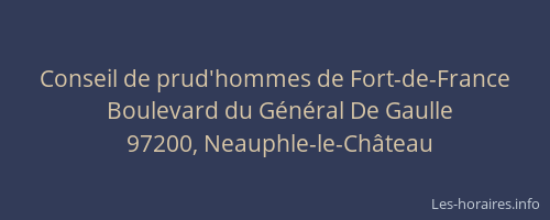 Conseil de prud'hommes de Fort-de-France