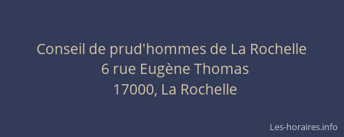 Conseil de prud'hommes de La Rochelle