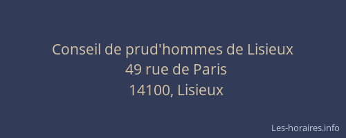 Conseil de prud'hommes de Lisieux