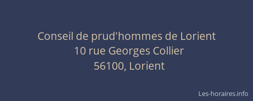 Conseil de prud'hommes de Lorient