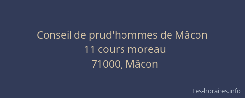 Conseil de prud'hommes de Mâcon