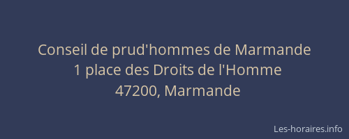 Conseil de prud'hommes de Marmande