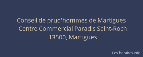 Conseil de prud'hommes de Martigues