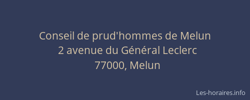 Conseil de prud'hommes de Melun