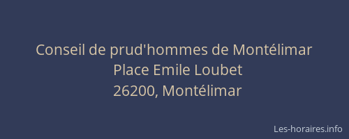 Conseil de prud'hommes de Montélimar