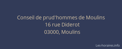Conseil de prud'hommes de Moulins