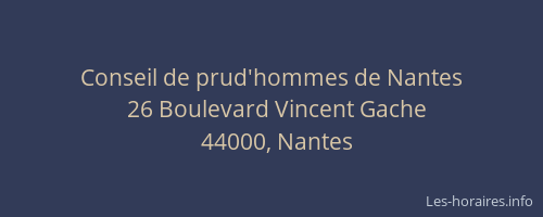 Conseil de prud'hommes de Nantes