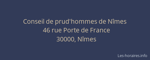 Conseil de prud'hommes de Nîmes