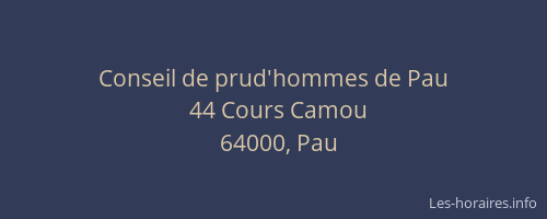 Conseil de prud'hommes de Pau