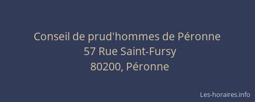 Conseil de prud'hommes de Péronne