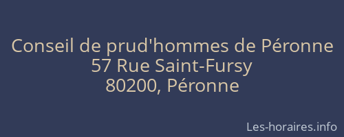 Conseil de prud'hommes de Péronne