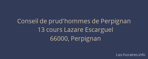 Conseil de prud'hommes de Perpignan