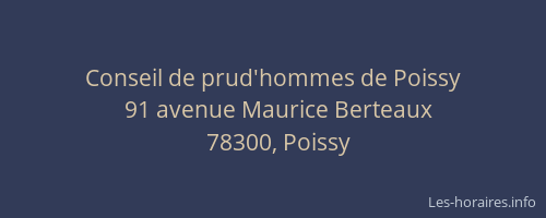 Conseil de prud'hommes de Poissy