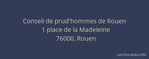 Conseil de prud'hommes de Rouen