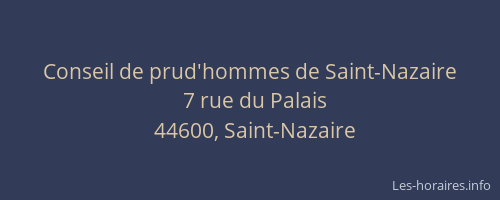 Conseil de prud'hommes de Saint-Nazaire