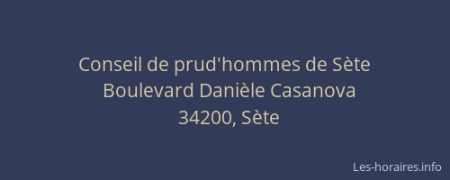 Conseil de prud'hommes de Sète