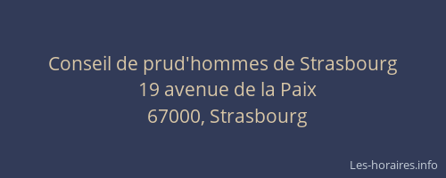 Conseil de prud'hommes de Strasbourg