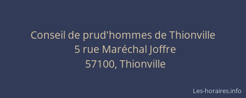 Conseil de prud'hommes de Thionville