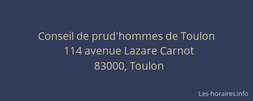 Conseil de prud'hommes de Toulon