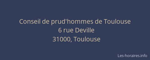 Conseil de prud'hommes de Toulouse