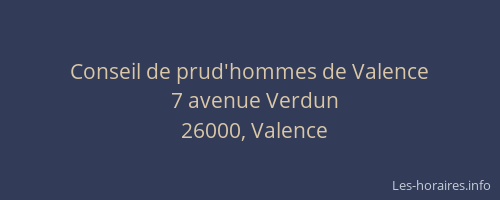 Conseil de prud'hommes de Valence