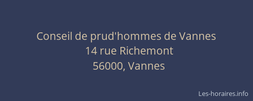 Conseil de prud'hommes de Vannes