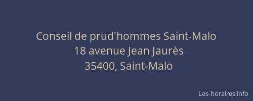 Conseil de prud'hommes Saint-Malo