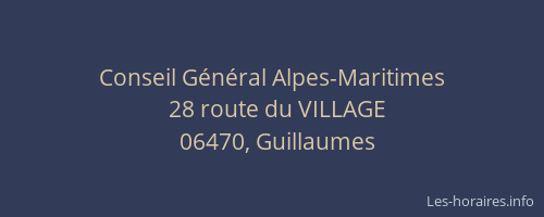Conseil Général Alpes-Maritimes