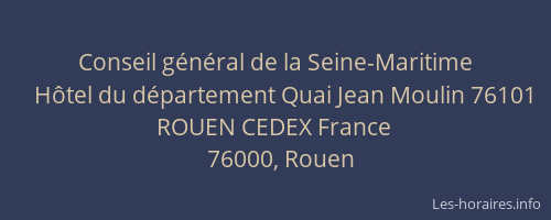 Conseil général de la Seine-Maritime