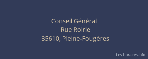 Conseil Général