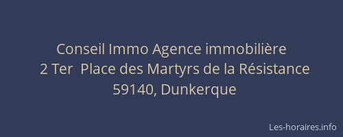 Conseil Immo Agence immobilière