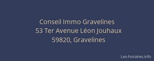 Conseil Immo Gravelines