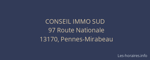 CONSEIL IMMO SUD