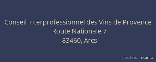 Conseil Interprofessionnel des Vins de Provence