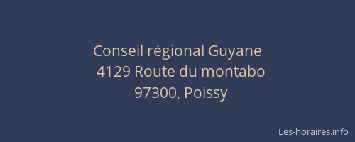 Conseil régional Guyane
