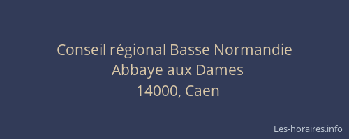 Conseil régional Basse Normandie